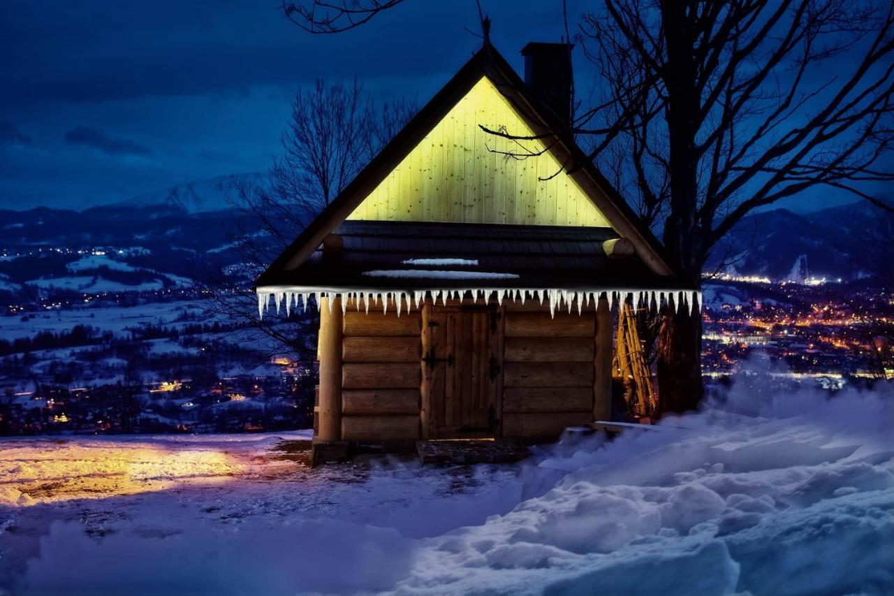 Domki Widokowe Wooden Luxury Chalet & Jacuzzi Zab Exterior foto