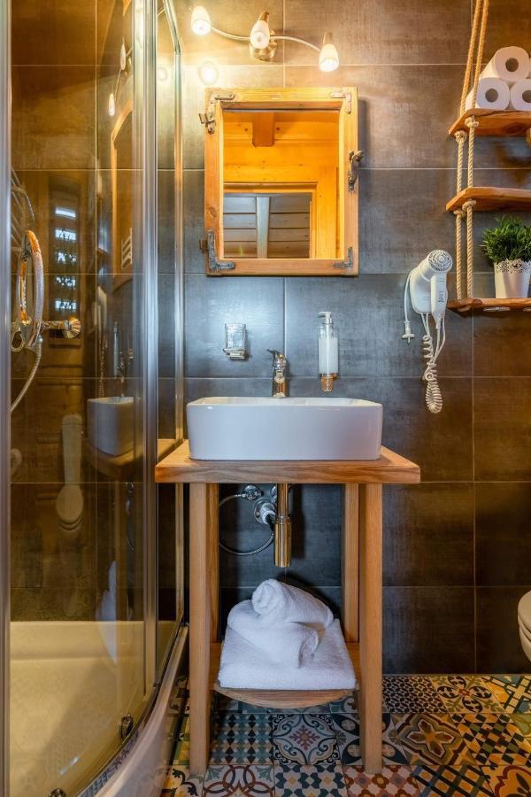 Domki Widokowe Wooden Luxury Chalet & Jacuzzi Zab Exterior foto