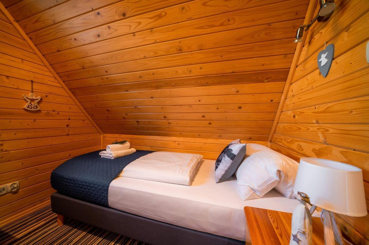Domki Widokowe Wooden Luxury Chalet & Jacuzzi Zab Exterior foto