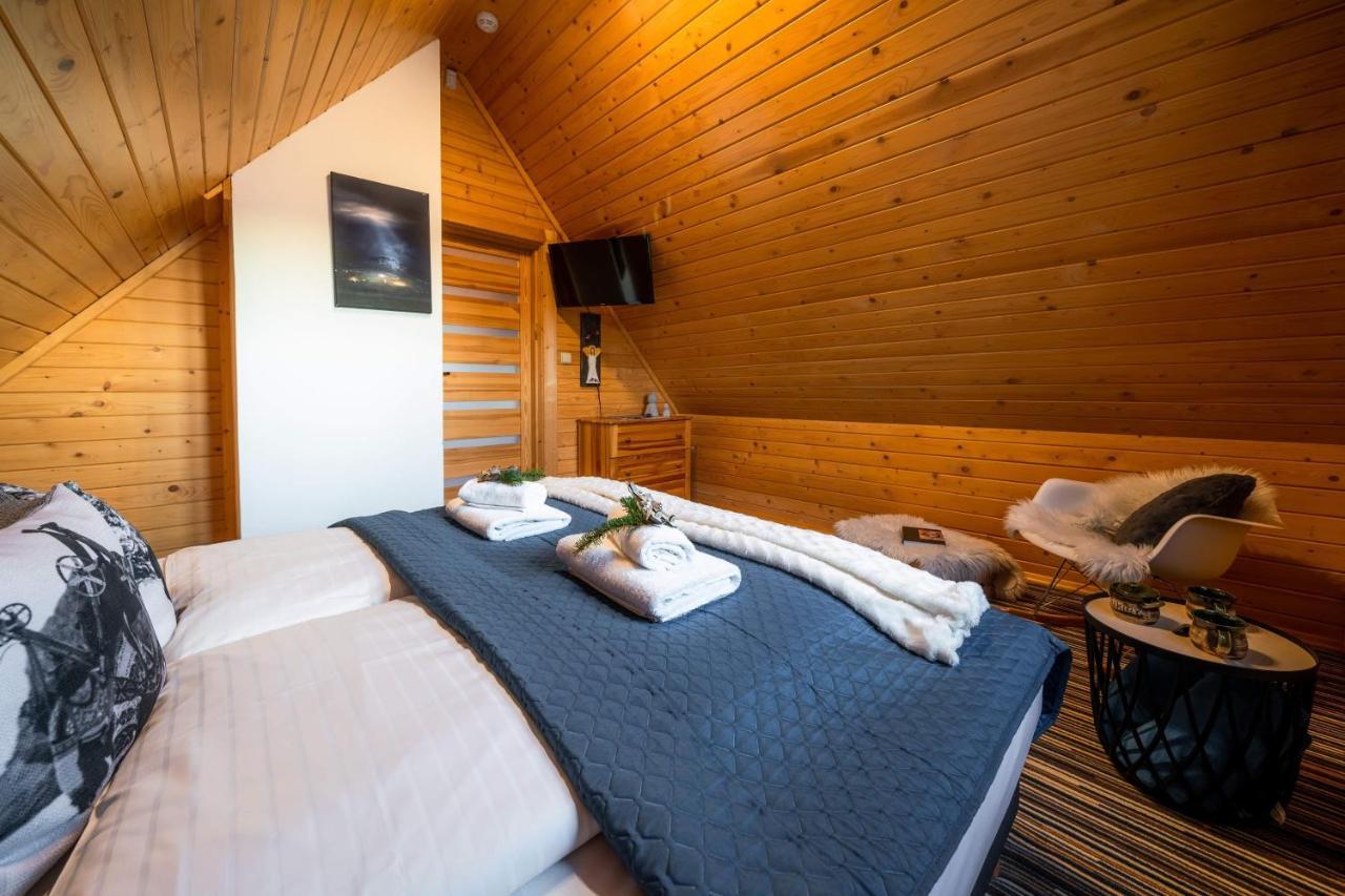 Domki Widokowe Wooden Luxury Chalet & Jacuzzi Zab Exterior foto