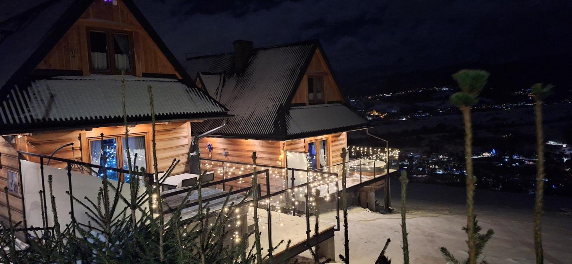 Domki Widokowe Wooden Luxury Chalet & Jacuzzi Zab Exterior foto