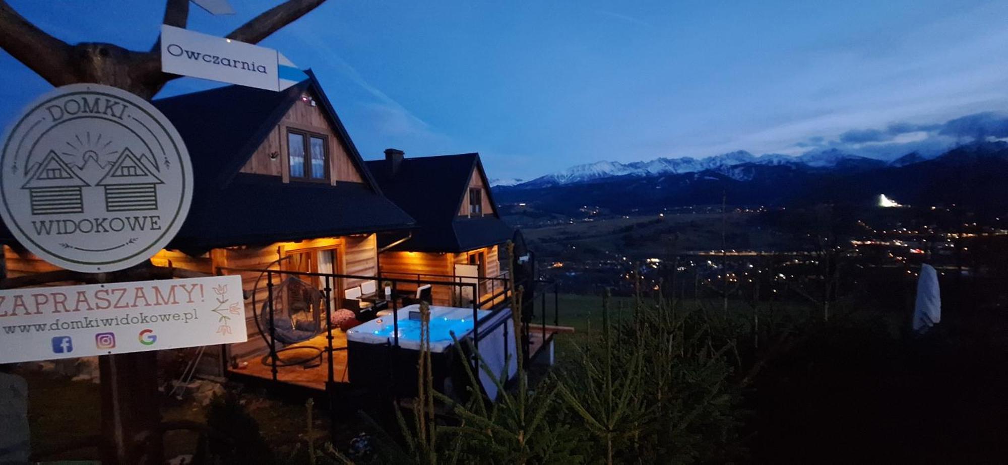 Domki Widokowe Wooden Luxury Chalet & Jacuzzi Zab Exterior foto