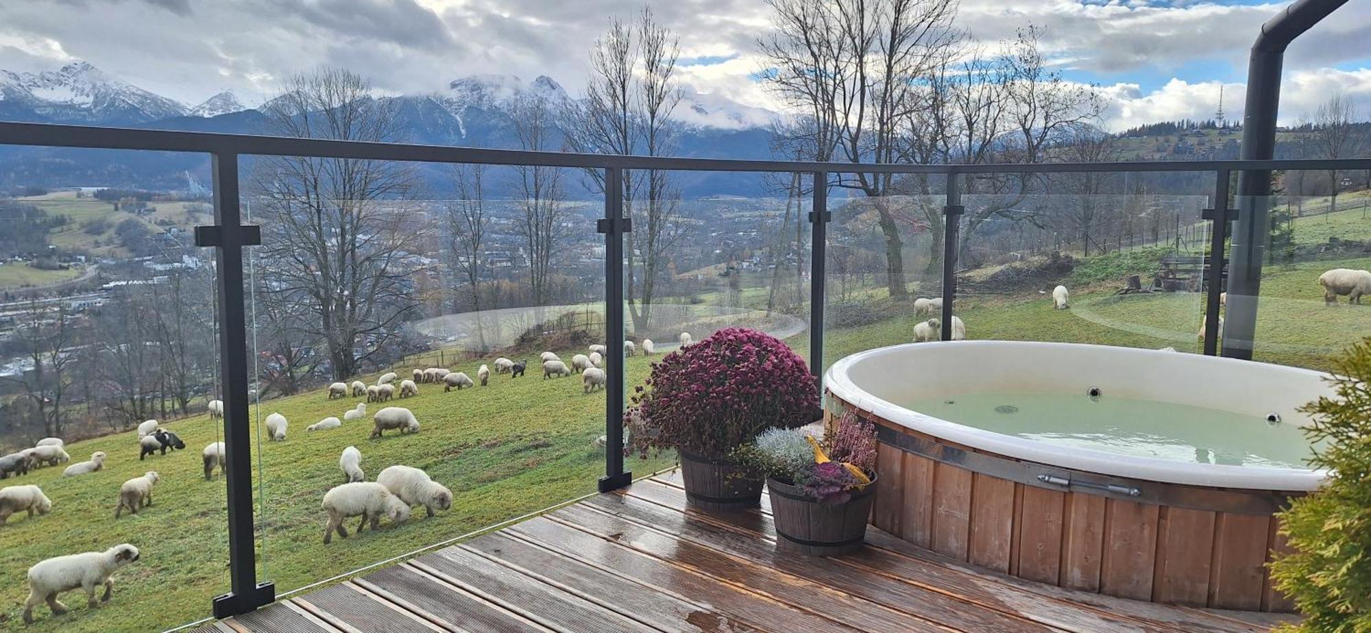 Domki Widokowe Wooden Luxury Chalet & Jacuzzi Zab Zimmer foto
